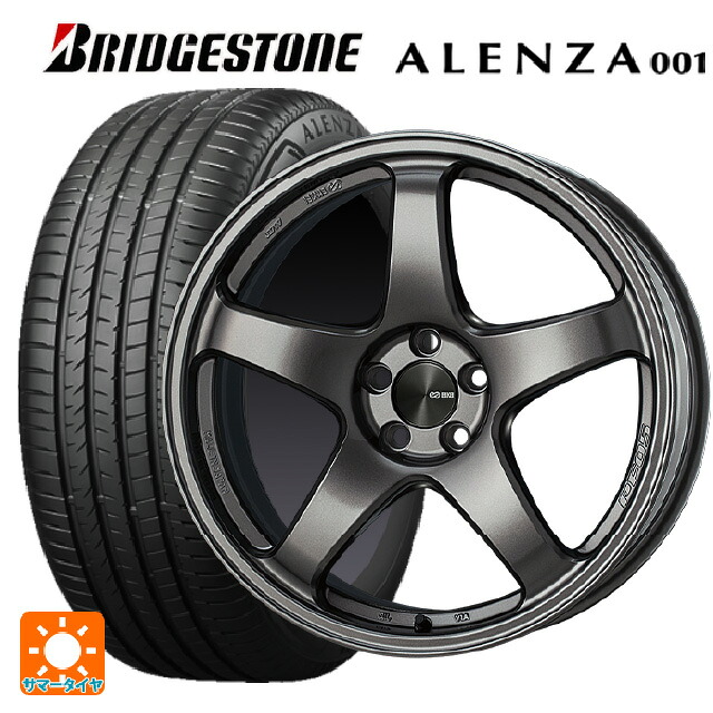 235/55R19 105W XL ブリヂストン アレンザ001 正規品 エンケイ パフォーマンスライン PF05 DS 19-8J 国産車用 サマータイヤホイール4本セット