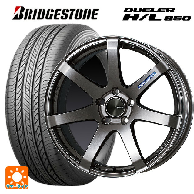 トヨタ ハリアー(80系)用 225/60R18 100H ブリヂストン デューラー HL850 正規品 エンケイ パフォーマンスライン PF07 DS 新品サマータイヤホイール 4本セット 140,220円