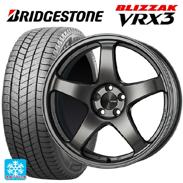 2023年製 245/45R19 102Q XL ブリヂストン ブリザック VRX3 正規品 # エンケイ パフォーマンスライン PF05 DS 19-8.5J 国産車用 スタッドレスタイヤホイール4本セット