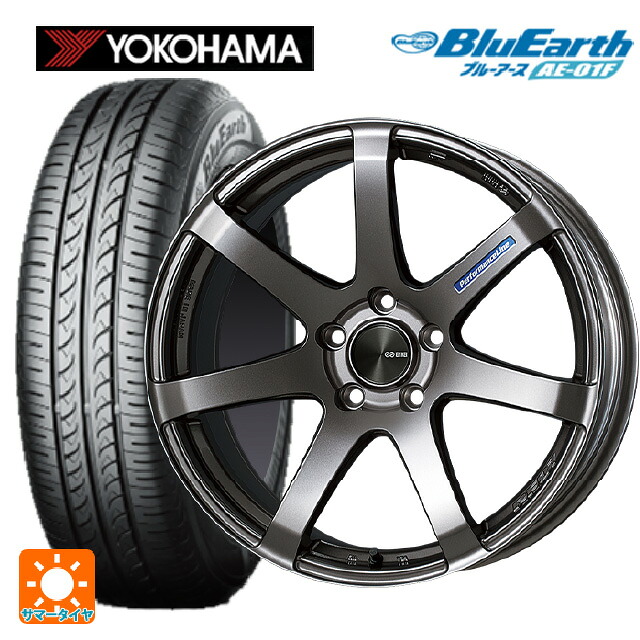 トヨタ GR86(ZN8)用 205/55R16 91V ヨコハマ ブルーアース AE01F エンケイ パフォーマンスライン PF07 DS 新品サマータイヤホイール 4本セット|タイヤホイール専門店コニシタイヤ