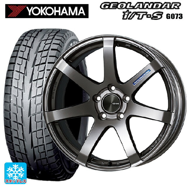 ホンダ ZR-V(RZ4)用 2025年製 215/60R17 96Q ヨコハマ ジオランダー ITS G073 正規品 エンケイ パフォーマンスライン PF07 DS 新品スタッドレスタイヤホイール 4本セット