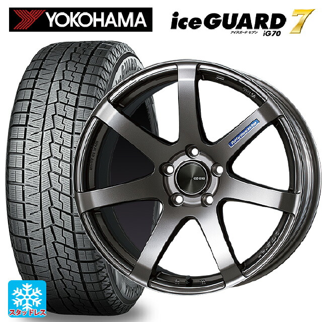 スバル レヴォーグ(VN系)用 225/40R19 93Q ヨコハマ アイスガード7(IG70) # エンケイ パフォーマンスライン PF07 DS 新品スタッドレスタイヤホイール 4本セット|タイヤホイール専門店コニシタイヤ