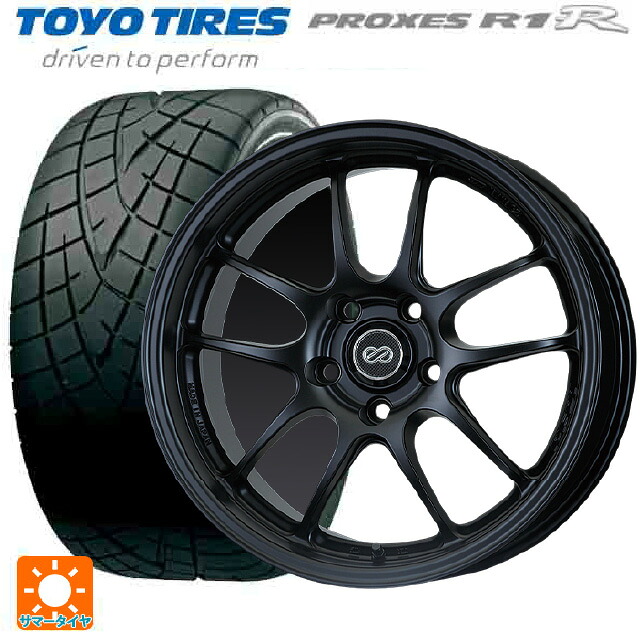 トヨタ GRヤリス(PA系)用 265/35R18 93W トーヨー プロクセス R1R # エンケイ パフォーマンスライン PF01 マットブラック 新品サマータイヤホイール 4本セット｜タイヤホイール専門店コニシタイヤ