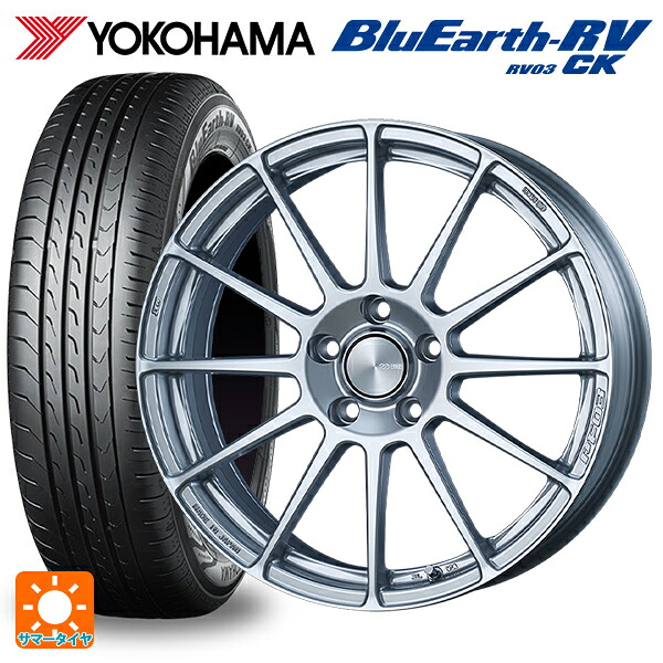 175/60R16 82H ヨコハマ ブルーアース RV03CK # エンケイ パフォーマンスライン PF03 スパークルシルバー 16-6.5J 国産車用 サマータイヤホイール4本セット