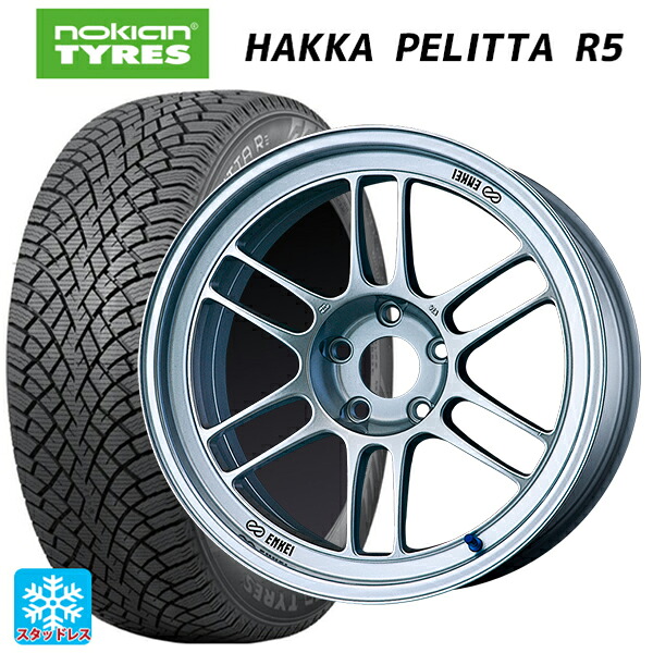 2023年製 205/60R16 96R XL ノキアン ハッカペリッタR5 エンケイ レーシング RPF1 シルバー 16-7J 国産車用 スタッドレスタイヤホイール4本セット