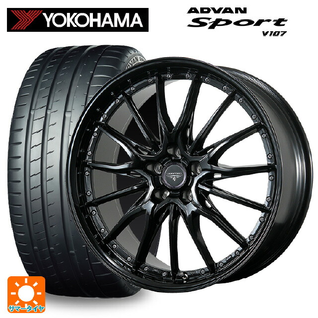 235/35R19 91Y XL ヨコハマ アドバンスポーツ V107 正規品 トピー ドルフレン ヒューヴァー GB 19-8J 国産車用 サマータイヤホイール4本セット