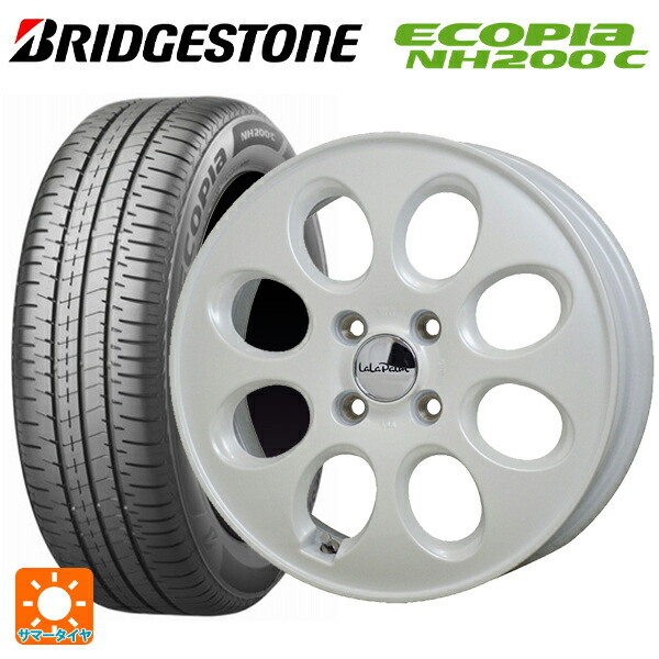 165/65R15 81S ブリヂストン エコピア NH200C 正規品 ホットスタッフ ララパーム オーバル PW 15-4.5J 国産車用 サマータイヤホイール4本セット|タイヤホイール専門店コニシタイヤ