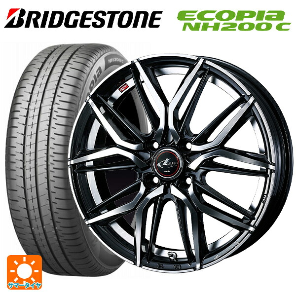 ホンダ Super-ONE(スーパーワン)(JG6)用 185/55R15 82V ブリヂストン エコピア NH200C 正規品 ウェッズ レオニス LM PBMC 新品サマータイヤホイール 4本セット｜タイヤホイール専門店コニシタイヤ