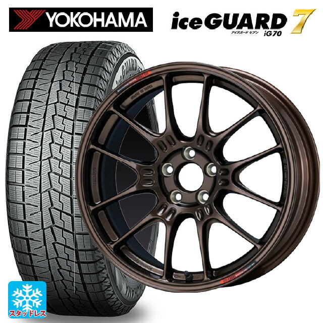 野花 卯月 iceGUARD 215/45R17 ヨコハマ アイスガード7 17インチ