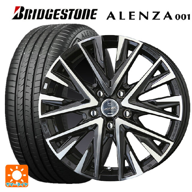 225/65R17 102H ブリヂストン アレンザ001 正規品 共豊 スマック レジーナ サファイアブラックポリッシュ 17-7J 国産車用 サマータイヤホイール4本セット｜タイヤホイール専門店コニシタイヤ 108,928円