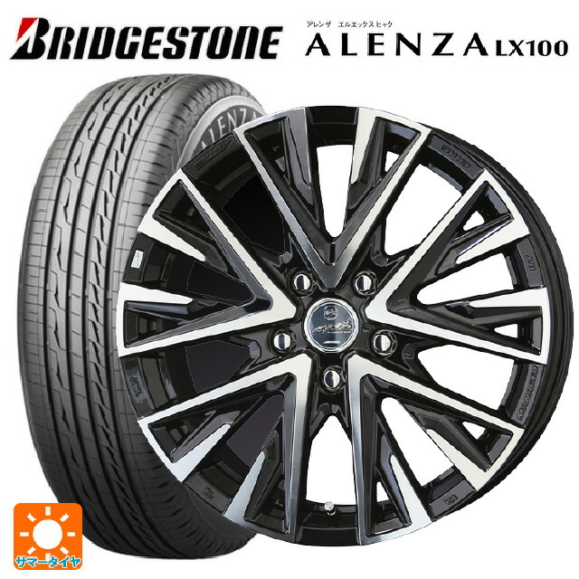 ミツオカ バディ()用 245/65R17 107H ブリヂストン アレンザLX100 正規品 共豊 スマック レジーナ サファイアブラックポリッシュ 新品サマータイヤホイール 4本セット