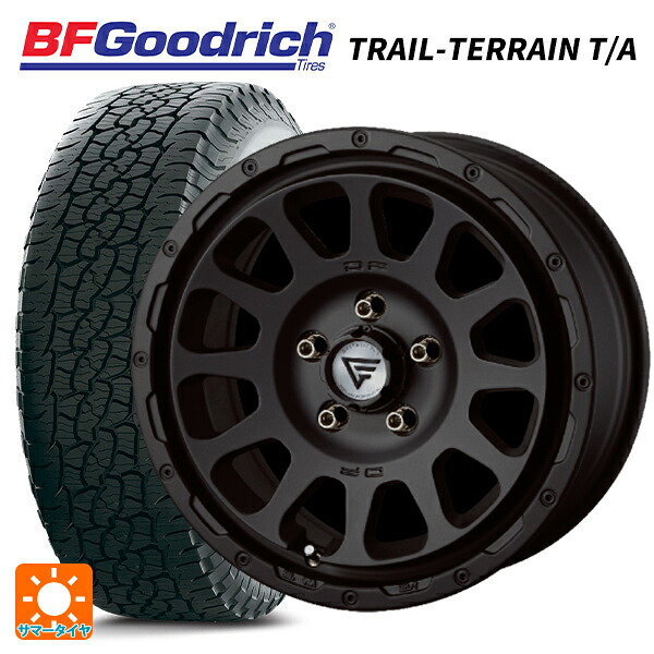 ミツオカ バディ()用 245/65R17 111T XL BFグッドリッチ トレイルテレーン T/A ホワイトレター 正規品 # エクシズルライン デルタフォース オーバル # マットブラック 新品サマータイヤホイール 4本セット｜タイヤホイール専門店コニシタイヤ