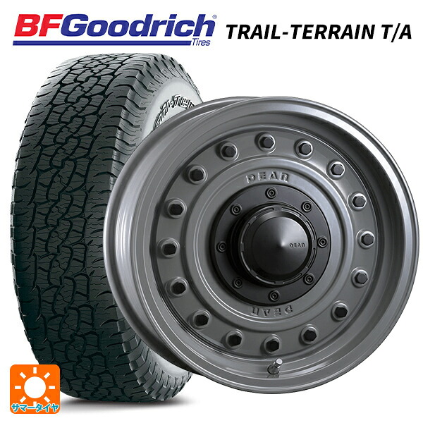 265/65R17 112T BFグッドリッチ トレイルテレーン T/A ホワイトレター 正規品 クリムソン ディーン コロラド スティールグレー 17-8J 国産車用 サマータイヤホイール4本セット｜タイヤホイール専門店コニシタイヤ