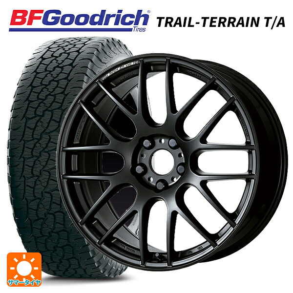 トヨタ ハリアー(80系)用 225/65R17 102T BFグッドリッチ トレイルテレーン T/A ホワイトレター 正規品 # ワーク エモーション M8R MBL 新品サマータイヤホイール 4本セット|タイヤホイール専門店コニシタイヤ