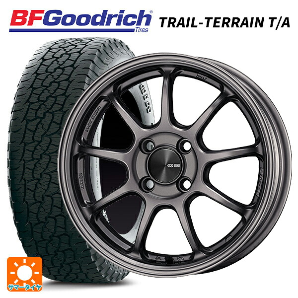 245/65R17 111T XL BFグッドリッチ トレイルテレーン T/A ホワイトレター 正規品 エンケイ パフォーマンスライン PF09 DS 17-7J 国産車用 サマータイヤホイール4本セット