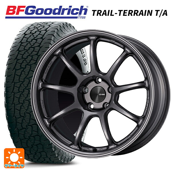 トヨタ ハリアー(80系)用 225/65R17 102T BFグッドリッチ トレイルテレーン T/A ホワイトレター 正規品 # エンケイ パフォーマンスライン PF09 DS 新品サマータイヤホイール 4本セット|タイヤホイール専門店コニシタイヤ