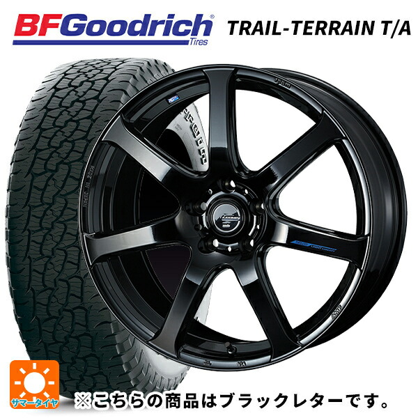 ホンダ ZR-V(RZ4)用 215/60R17 96H BFグッドリッチ トレイルテレーン T/A ブラックレター 正規品 ウェッズ レオニス ナヴィア07 PBK 新品サマータイヤホイール 4本セット