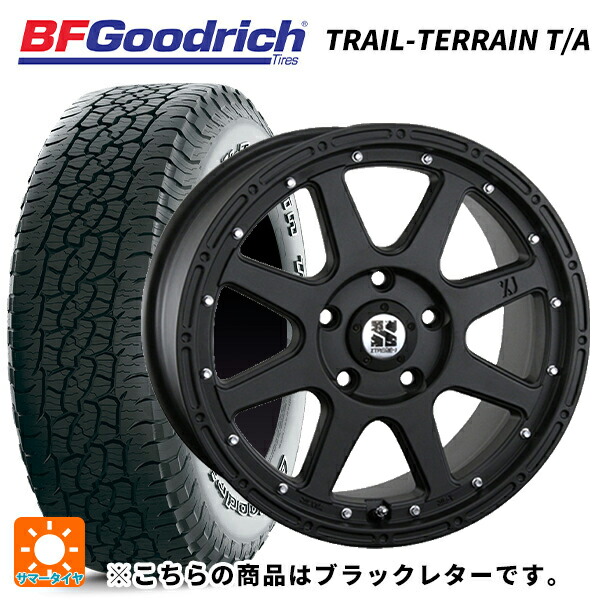 225/60R18 100H BFグッドリッチ トレイルテレーン T/A ブラックレター 正規品 エムエルジェイ エクストリームJ Flat Black 18-8J 国産車用 サマータイヤホイール4本セット