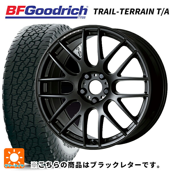 225/60R18 100H BFグッドリッチ トレイルテレーン T/A ブラックレター 正規品 ワーク エモーション M8R MBL 18-7.5J 国産車用 サマータイヤホイール4本セット