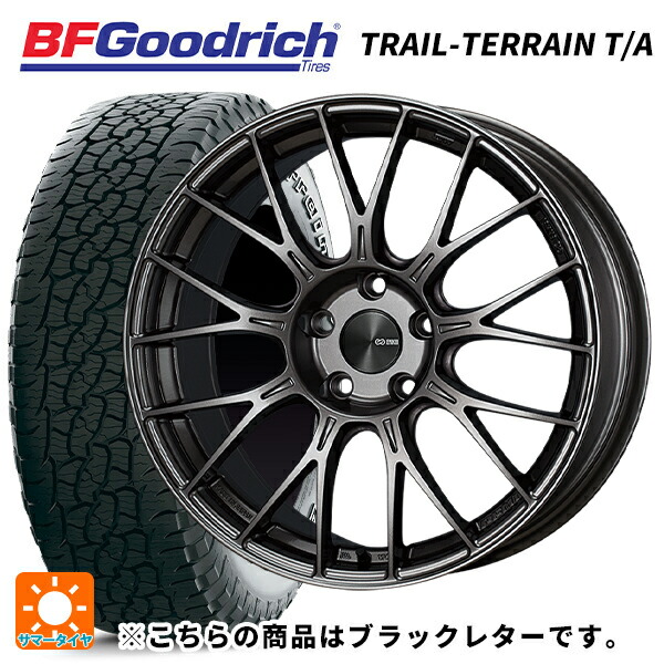 ミツビシ デリカD5(CV1系)用 225/55R18 102H XL BFグッドリッチ トレイルテレーン T/A ブラックレター 正規品 エンケイ パフォーマンスライン PFM1 ダークシルバー 新品サマータイヤホイール 4本セット｜タイヤホイール専門店コニシタイヤ