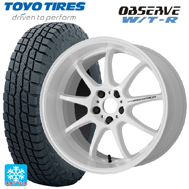 245/65R17 111Q XL トーヨー オブザーブ W/T-R ワーク エモーション D9R WHT 17-7J 国産車用 スタッドレスタイヤホイール4本セット