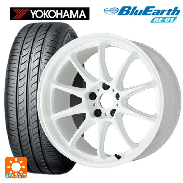 175/60R16 82H ヨコハマ ブルーアース AE01 ワーク エモーション ZR10 AZW 16-6.5J 国産車用 サマータイヤホイール4本セット
