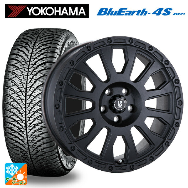 トヨタ RAV4(50系)用 225 65R17 106V XL ヨコハマ ブルーアース4S AW21ラ・ストラーダ アベンチュラ WB新品オールシーズンタイヤホイール4本セット