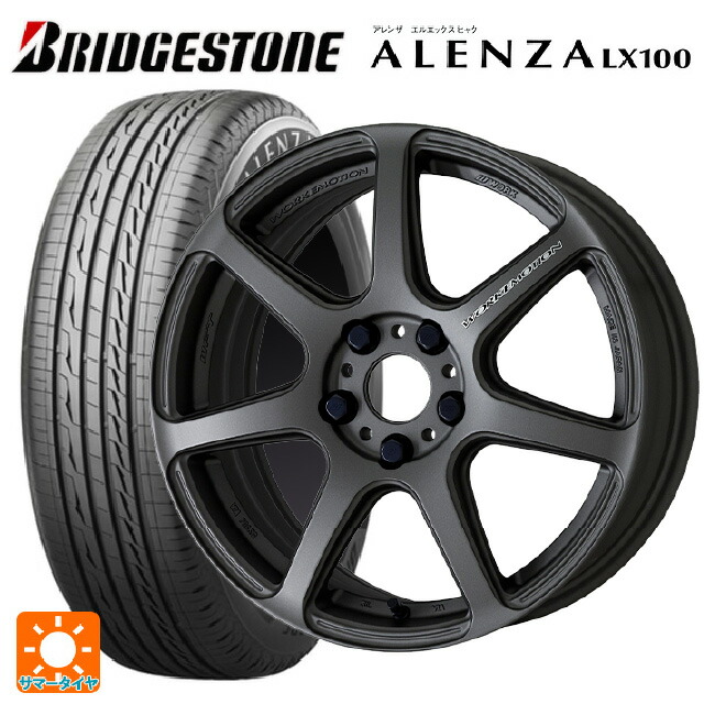 スバル クロストレック(5AA-GUE)用 225/60R17 99H ブリヂストン アレンザLX100 正規品 # ワーク エモーション T7R MGM 新品サマータイヤホイール 4本セット