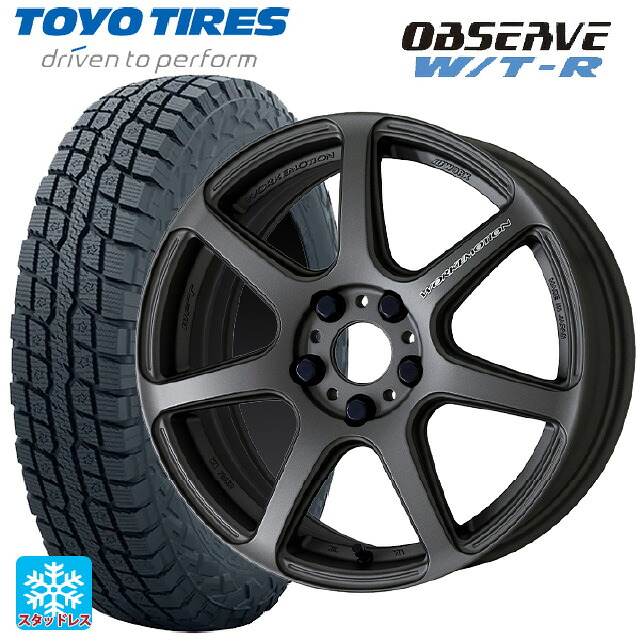 245/65R17 111Q XL トーヨー オブザーブ W/T-R ワーク エモーション T7R MGM 17-7J 国産車用 スタッドレスタイヤホイール4本セット｜タイヤホイール専門店コニシタイヤ 133,270円