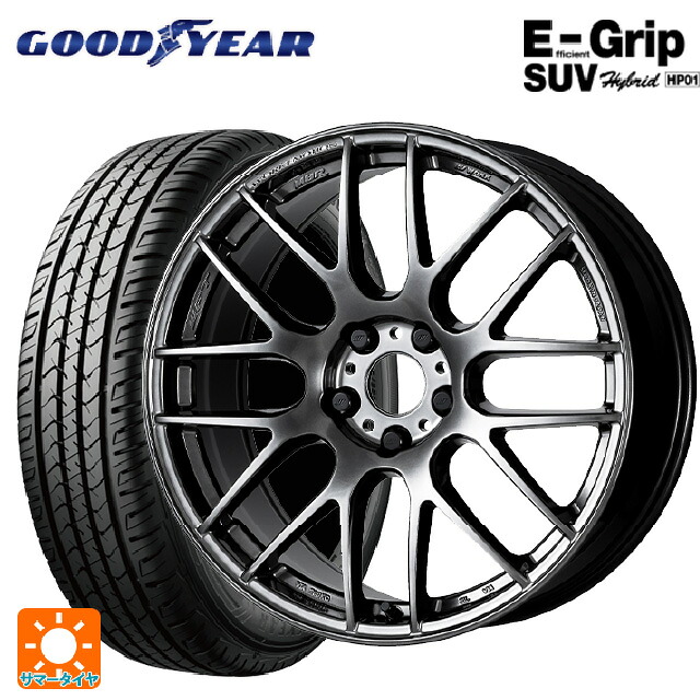 225/65R18 103H グッドイヤー エフィシェントグリップSUV HP01 ワーク エモーション M8R GTK 18-8.5J 国産車用 サマータイヤホイール4本セット