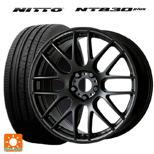 2024年製 235/35R19 91W ニットー NT830 プラス ワーク エモーション M8R MBL 19-8.5J 国産車用 サマータイヤホイール4本セット