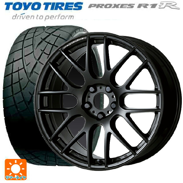 トヨタ GRカローラ(4BA-GZEA14H)用 265/35R18 93W トーヨー プロクセス R1R # ワーク エモーション M8R MBL 新品サマータイヤホイール 4本セット