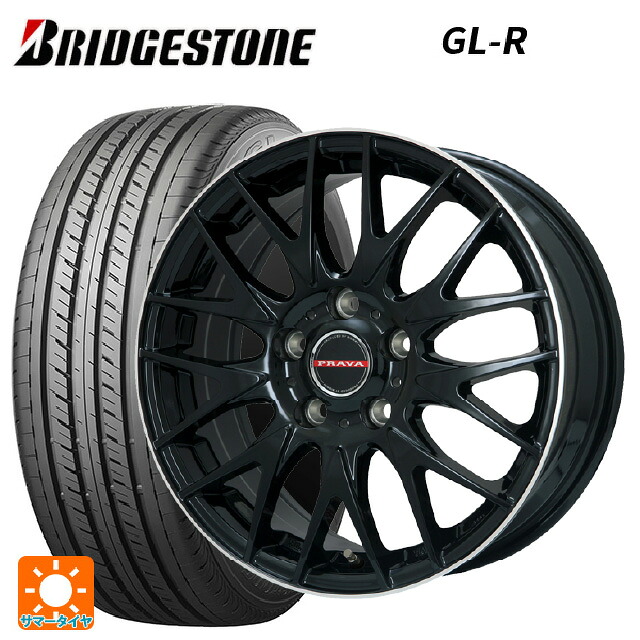 トヨタ ヤリスクロス(10系)用 215/65R16 109/107R ブリヂストン GL-R 正規品 ビックウェイ レイシーン プラバ 9M Jr2 GBK/ﾘﾑP 新品サマータイヤホイール 4本セット｜タイヤホイール専門店コニシタイヤ