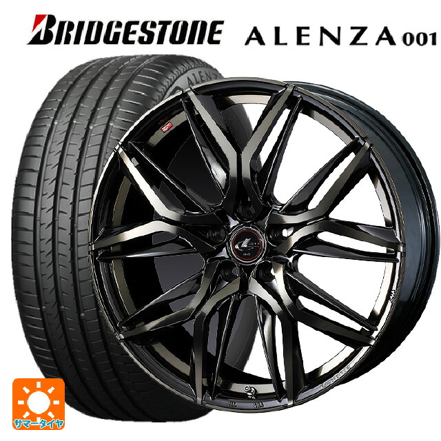 235/65R18 106V ブリヂストン アレンザ001 正規品 ウェッズ レオニス LM PBMC/TI 18-8J 国産車用 サマータイヤホイール4本セット｜タイヤホイール専門店コニシタイヤ
