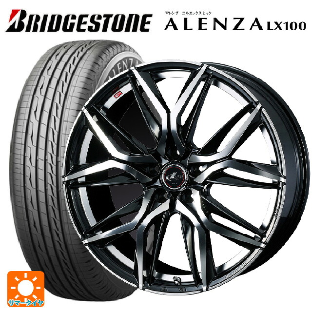 225/50R18 95V ブリヂストン アレンザLX100 正規品 ウェッズ レオニス LM PBMC 18-7J 国産車用 サマータイヤホイール4本セット｜タイヤホイール専門店コニシタイヤ
