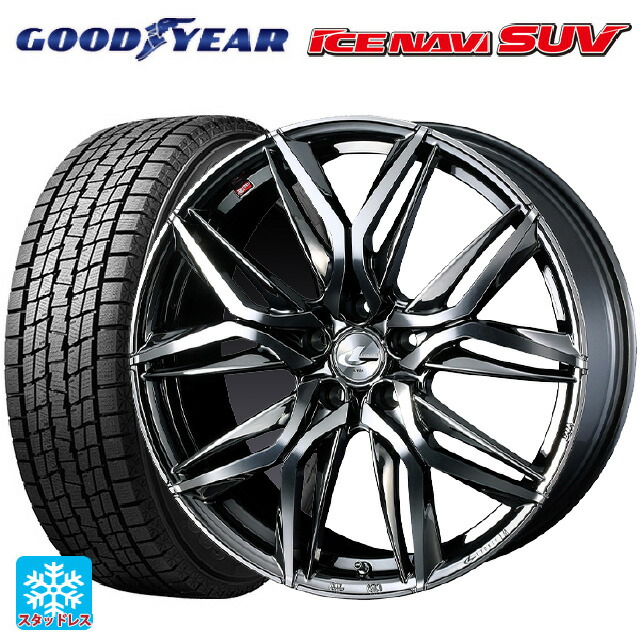 2024年製 235/55R20 102Q グッドイヤー アイスナビ SUV # ウェッズ レオニス LM BMCMC 20-8.5J 国産車用 スタッドレスタイヤホイール4本セット