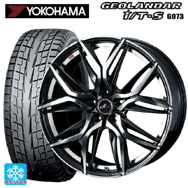 ホンダ ZR-V(RZ4)用 2025年製 215/60R17 96Q ヨコハマ ジオランダー ITS G073 正規品 ウェッズ レオニス LM PBMC 新品スタッドレスタイヤホイール 4本セット