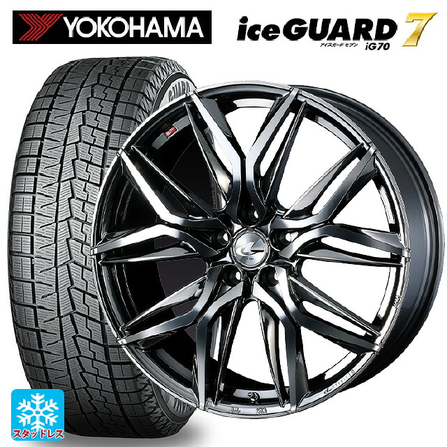 スバル レガシィアウトバック(BS系)用 245/45R19 102Q ヨコハマ アイスガード7(IG70) ウェッズ レオニス LM BMCMC 新品スタッドレスタイヤホイール 4本セット｜タイヤホイール専門店コニシタイヤ