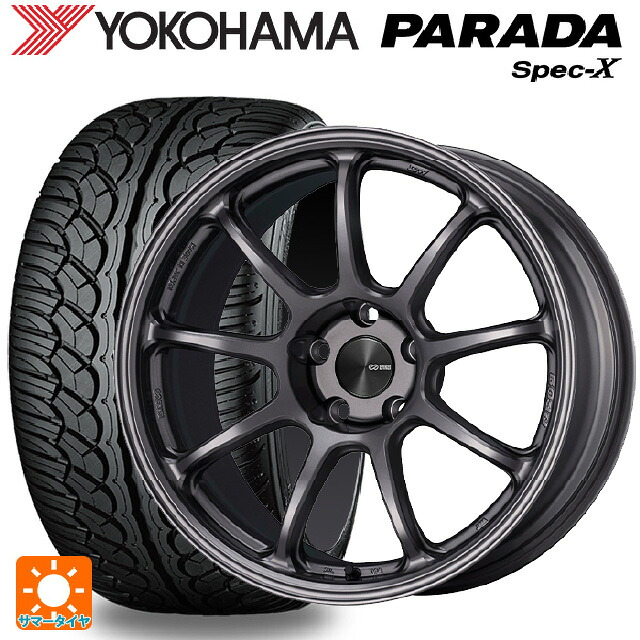 マツダ CX-80(KL5/KL3系)用 235/60R18 103V ヨコハマ パラダ PA02 エンケイ パフォーマンスライン PF09 DS 新品サマータイヤホイール 4本セット