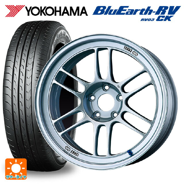 175/60R16 82H ヨコハマ ブルーアース RV03CK # エンケイ レーシング RPF1 シルバー 16-7J 国産車用 サマータイヤホイール4本セット