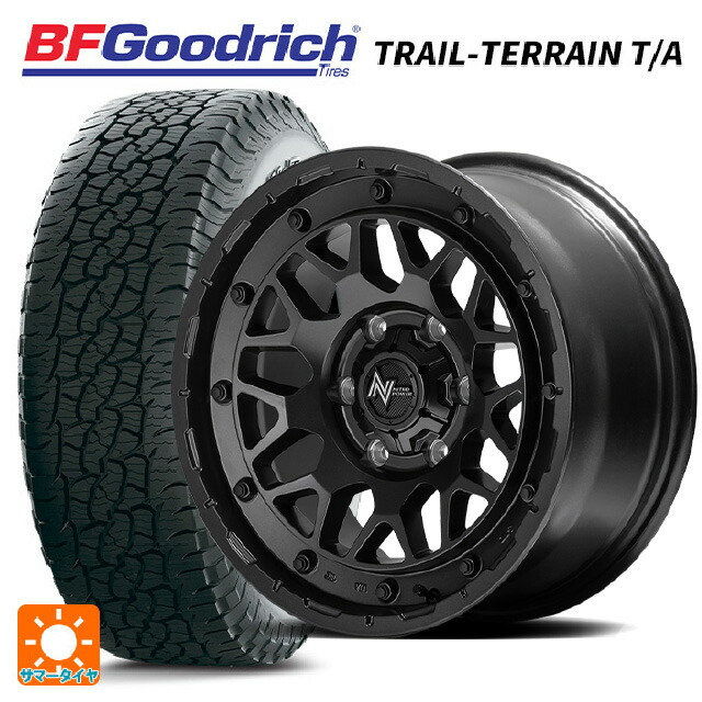 265/65R17 112T BFグッドリッチ トレイルテレーン T/A ホワイトレター 正規品 エムアイディー ナイトロパワー M29 スティンガー バレルブラック 17-8J 国産車用 サマータイヤホイール4本セット|タイヤホイール専門店コニシタイヤ