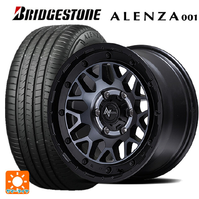 トヨタ ランドクルーザープラド(150系)用 265/70R17 113H ブリヂストン アレンザ001 正規品 エムアイディー ナイトロパワー M29 スティンガー セミグロスブラッククリア 新品サマータイヤホイール 4本セット