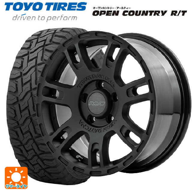 215/70R16 100Q トーヨー オープンカントリー RT ブラックレター レイズ チームデイトナ D207 BZZ 16-7J 国産車用 サマータイヤホイール4本セット