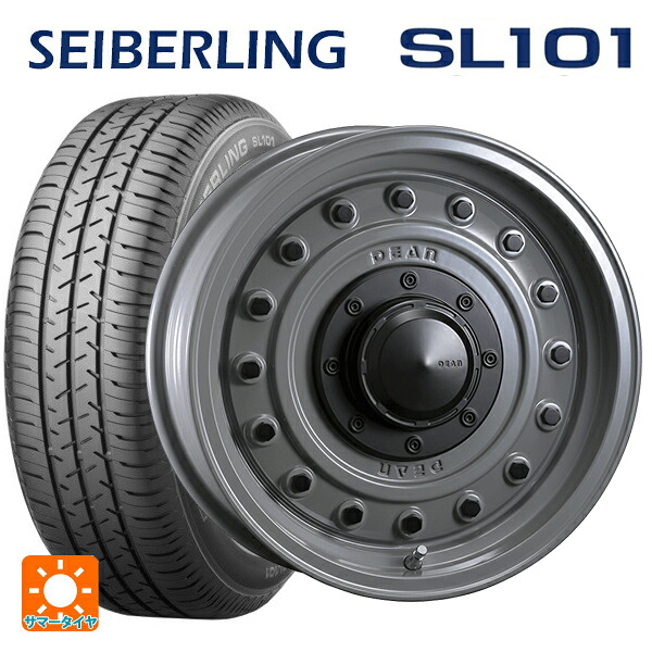 215/65R16 98S セイバーリング セイバーリング SL101(ブリヂストン工場生産) クリムソン ディーン コロラド スティールグレー 16-5.5J 国産車用 サマータイヤホイール4本セット