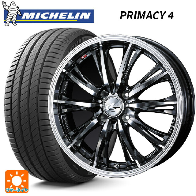 185/60R15 88H XL ミシュラン 正規品 プライマシー4 ウェッズ レオニス RT BMCMC 15-5.5J 国産車用 サマータイヤホイール4本セット｜タイヤホイール専門店コニシタイヤ