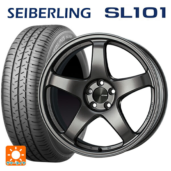 215/65R16 98S セイバーリング セイバーリング SL101(ブリヂストン工場生産） エンケイ パフォーマンスライン PF05 DS 16-6.5J 国産車用 サマータイヤホイール4本セット