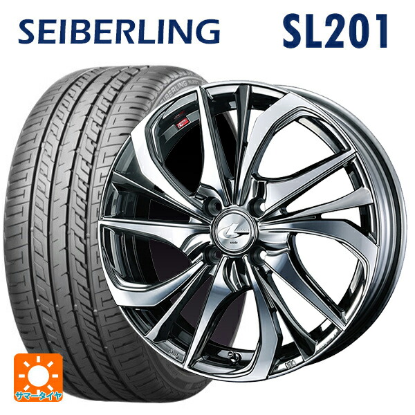 スズキ スイフト(ZC/ZD 13/43/53/83系)用 185/55R16 83V セイバーリング セイバーリング SL201(ブリヂストン工場生産） ウェッズ レオニス TE BMCMC 新品サマータイヤホイール 4本セット