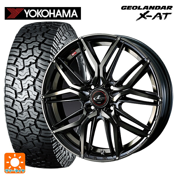 トヨタ タンク(M900系)用 165/65R14 81/78Q ヨコハマ ジオランダー X-AT G016 ブラックレター 正規品 # ウェッズ レオニス LM PBMC/TI 新品サマータイヤホイール 4本セット|タイヤホイール専門店コニシタイヤ
