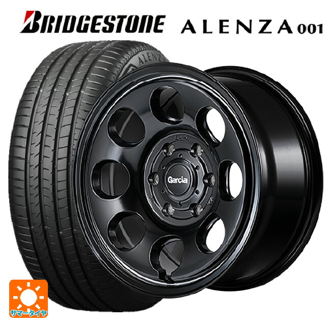 265/70R17 113H ブリヂストン アレンザ001 正規品 エムアイディー ガルシア パーム8 セミグロスブラック/ウ゛ァーレイポリッシュ 17-8J 国産車用 サマータイヤホイール4本セット