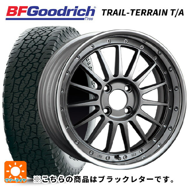 225/60R17 99H BFグッドリッチ トレイルテレーン T/A ブラックレター 正規品 タナベ SSR プロフェッサー TF1R チタンシルバー 17-7J 国産車用 サマータイヤホイール4本セット｜タイヤホイール専門店コニシタイヤ